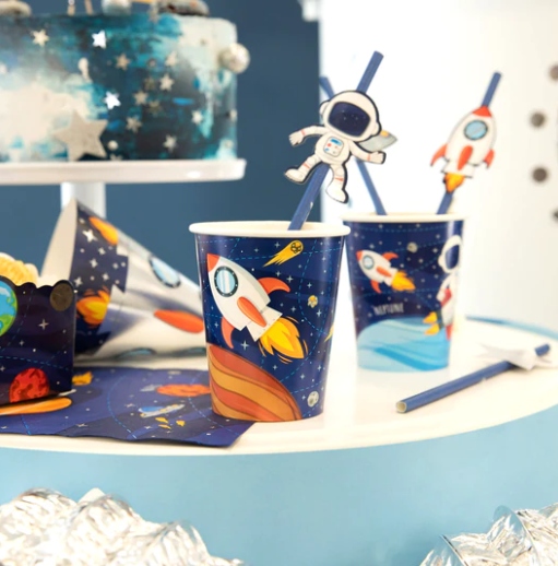 Słomki KOSMOS ufo rakieta na kosmiczne urodziny x8 EAN (GTIN) 5904610129869