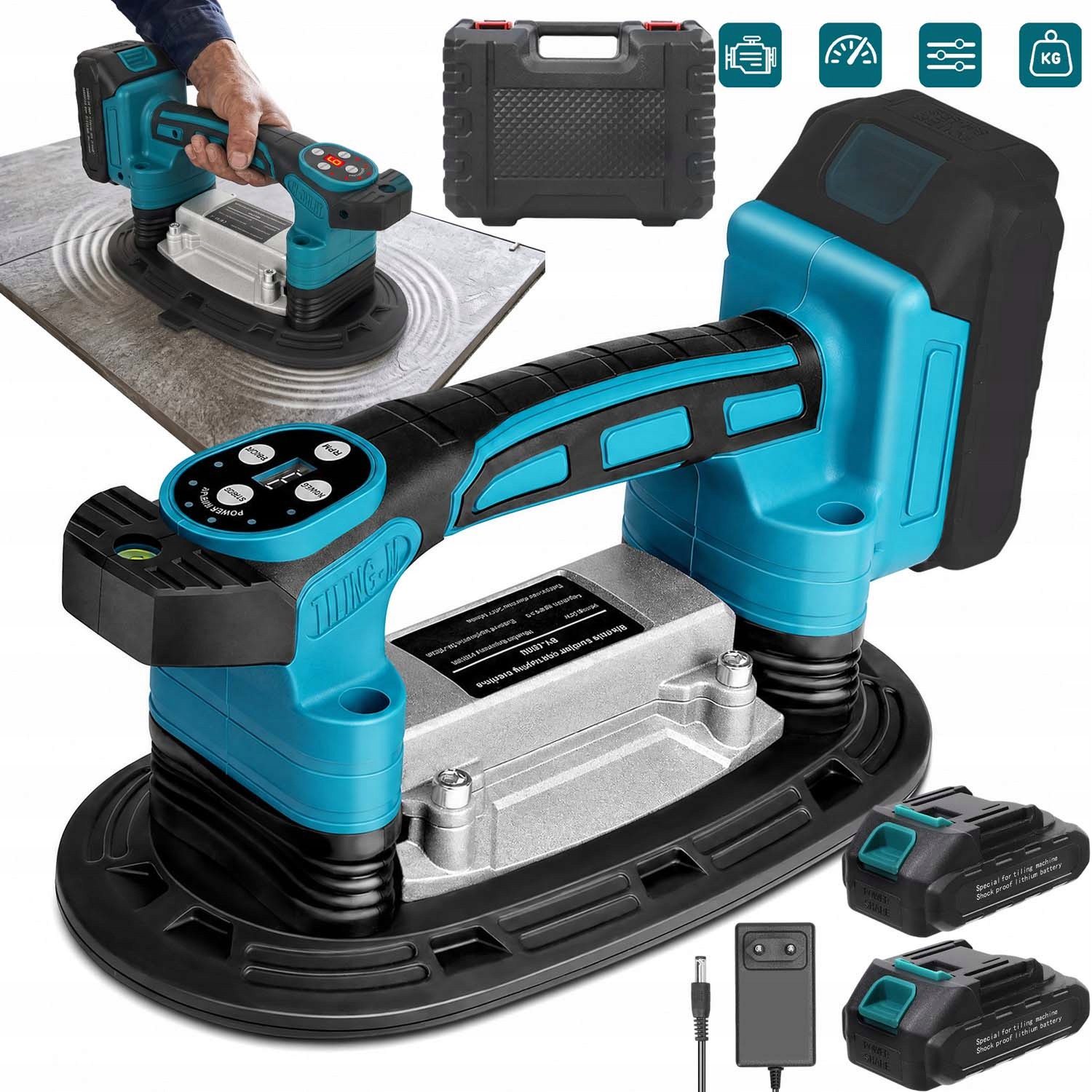 Přísavka Přenosná 21V 22000RPM 9 Režimů