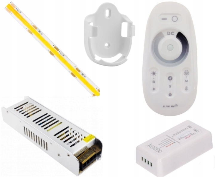 

Zestaw 6m Tasma Cob 2880 Led Bialy Cieply Pilot