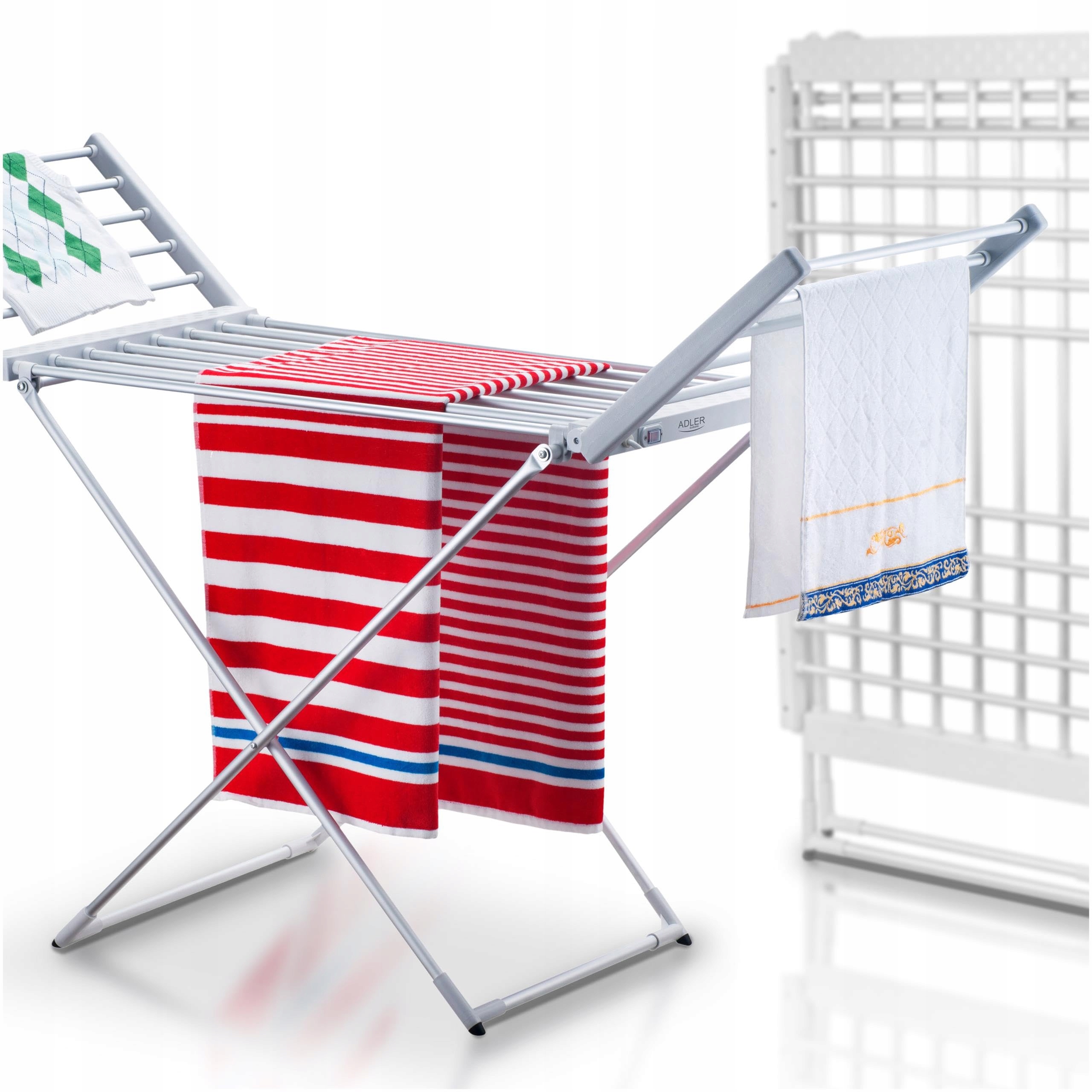 Sušák Stojící 220W 18 Tyčí IP22 Skládací