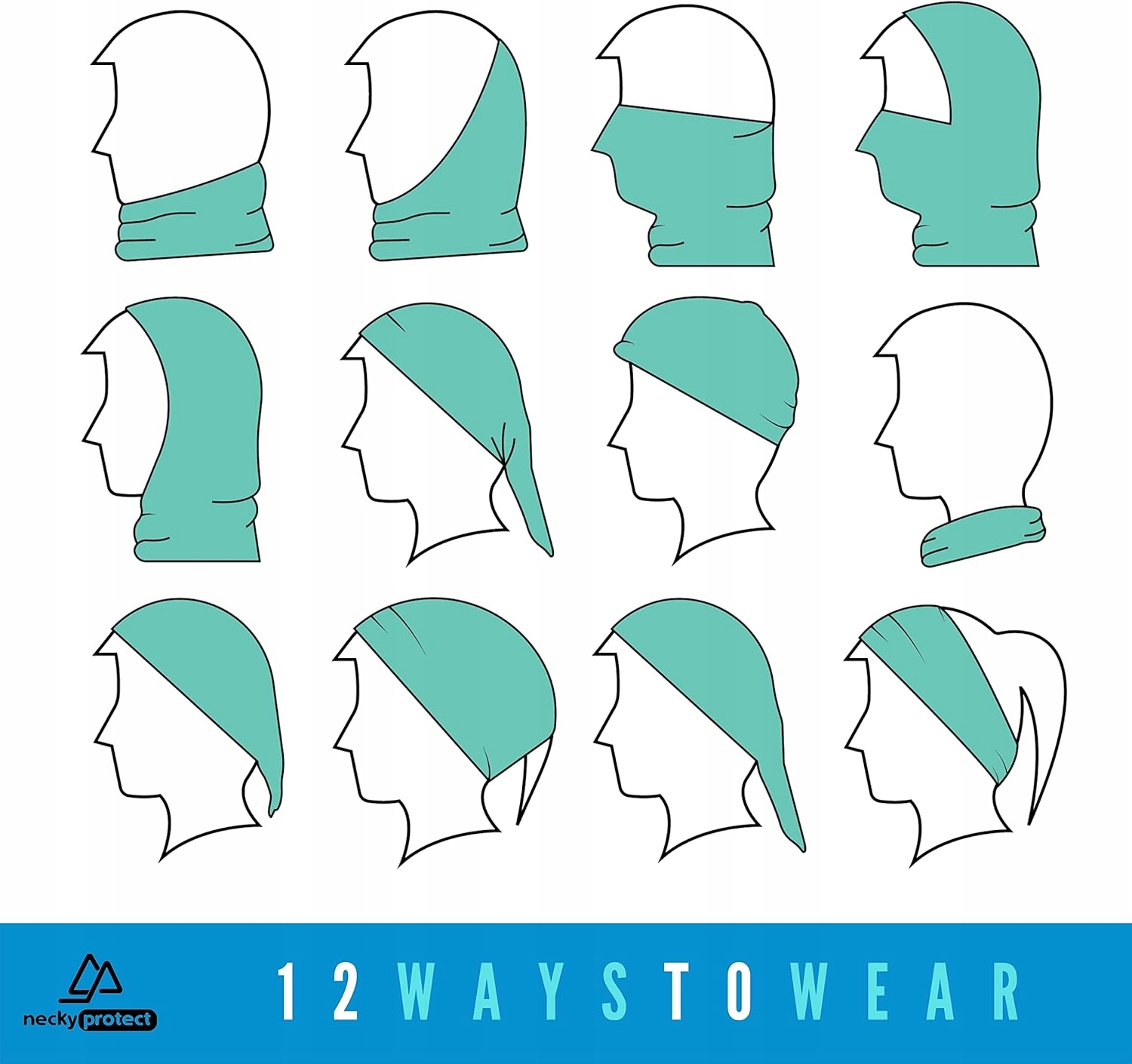 Necky Protect BANDANA KOMIN TURYSTYCZNY Marka inna