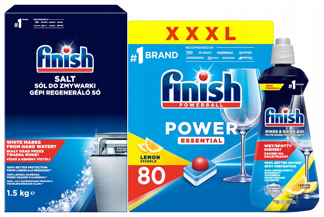 

Finish Tabletki Power 80 sztuk +sól i nabłyszczacz