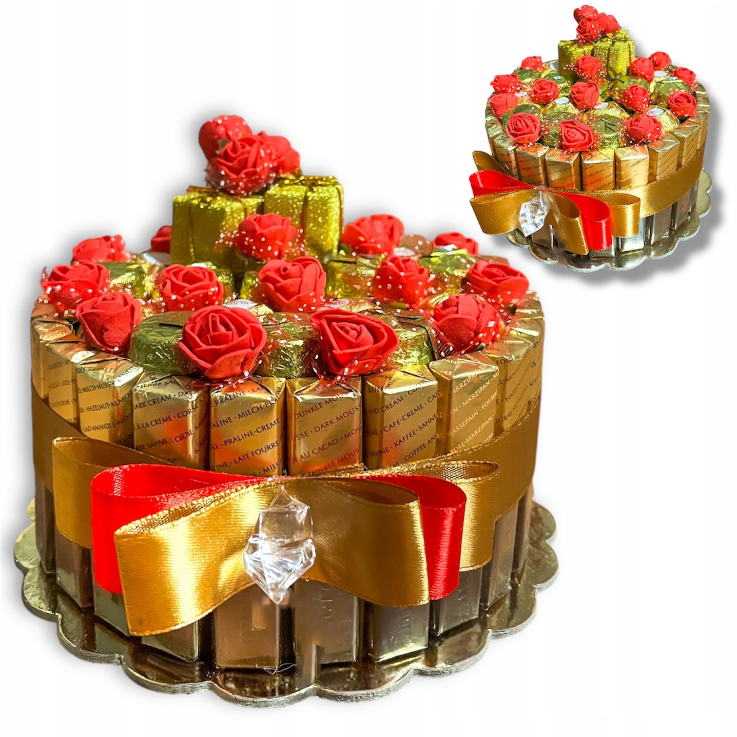 Zestaw prezentowy Tort na Urodziny Walentynki Ślub Dla Mamy Taty Babci