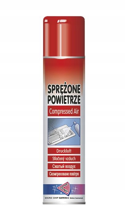 

Sprężone powietrze 600ml.-palne Microchip