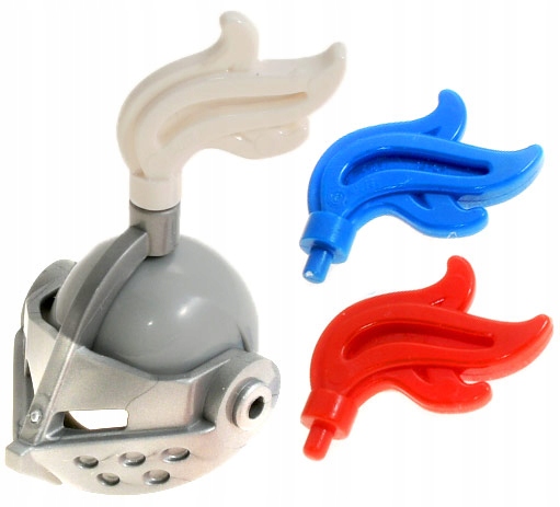 

Lego hełm przyłbica piórko 28661 64647 2594 3 kol.