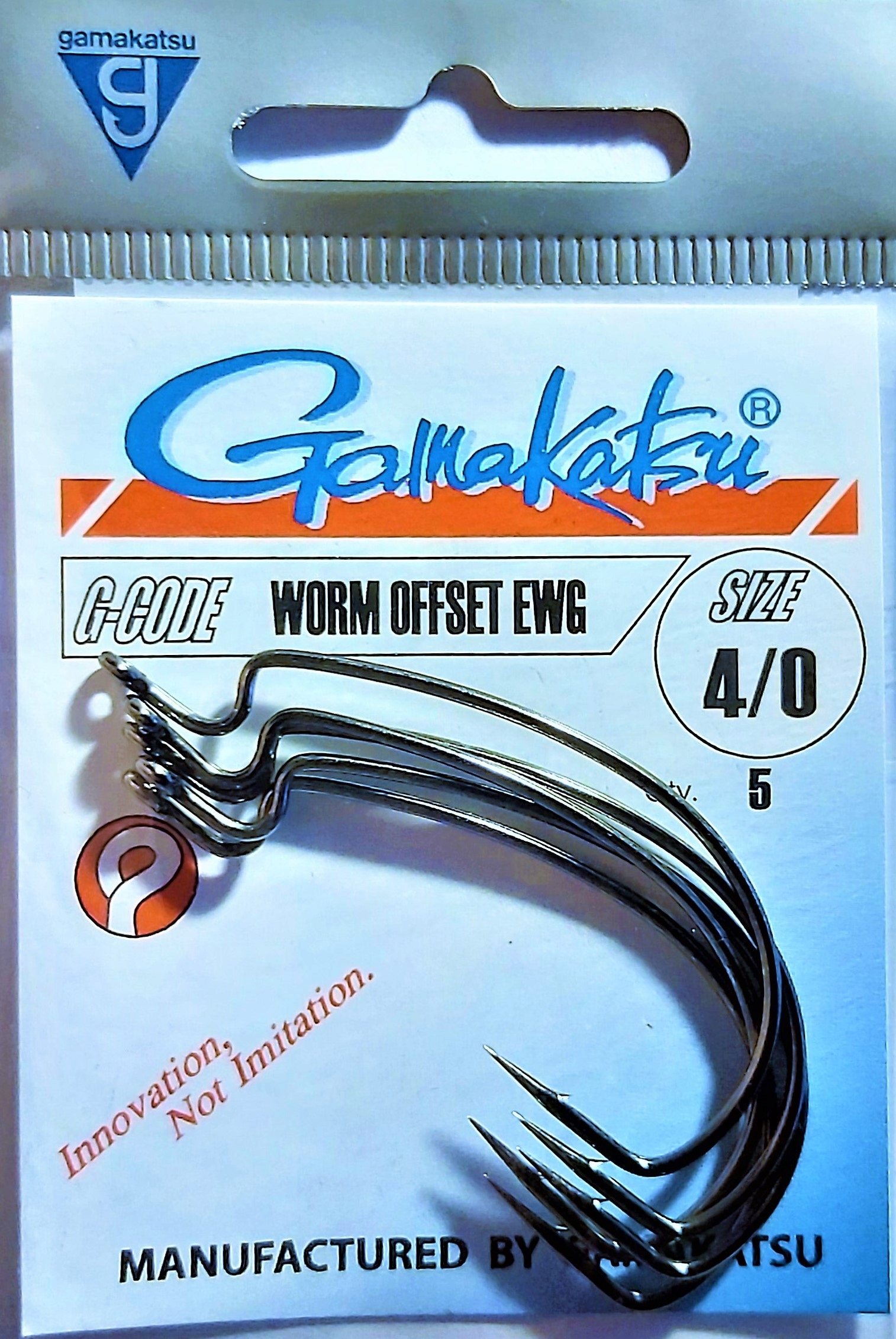 Haki Gamakatsu Worm Offset Ewg rozm. 4/0 Dropshot