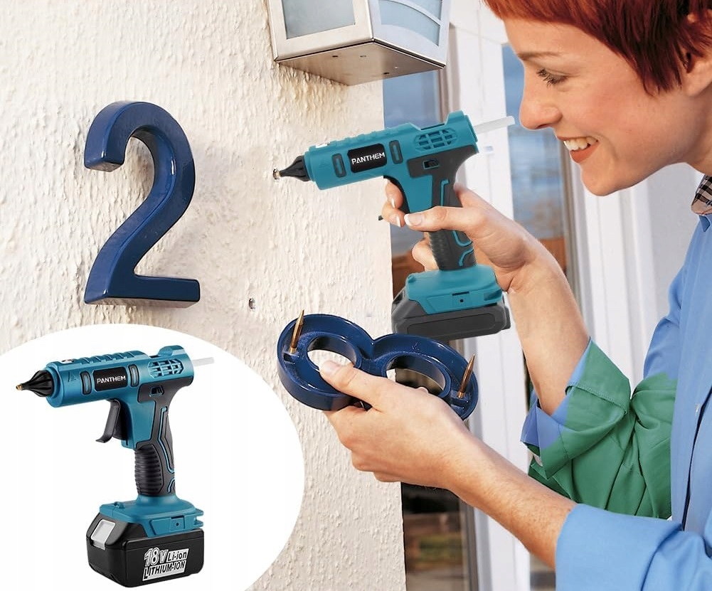 PISTOLET DO KLEJU NA GORĄCO 100W + 20 WKŁADÓW KLEJU 11x200 mm Marka inna