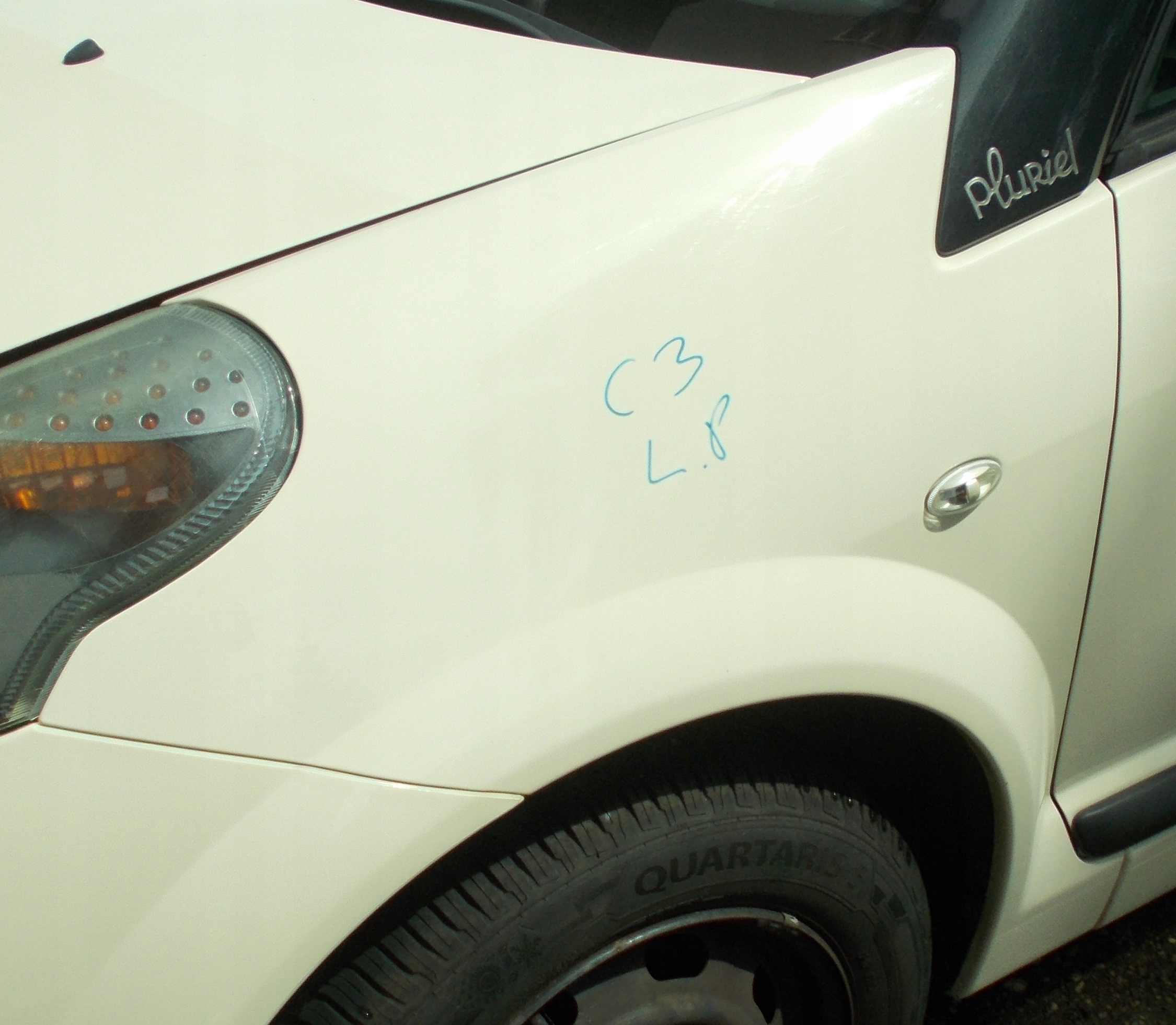 CITROEN C3 CABRIO 3D 07R fender left front KDCB