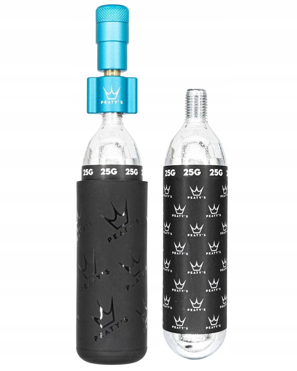 Pumpička Peatys Holeshot CO2 Tyre Inflator 25G Mtb Matte Turquoise