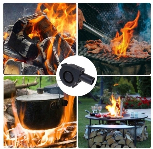 Turbine Fan Blower with Adjustable Rotation 12V 230V 97x33 Cooling Fan depth 33 mm