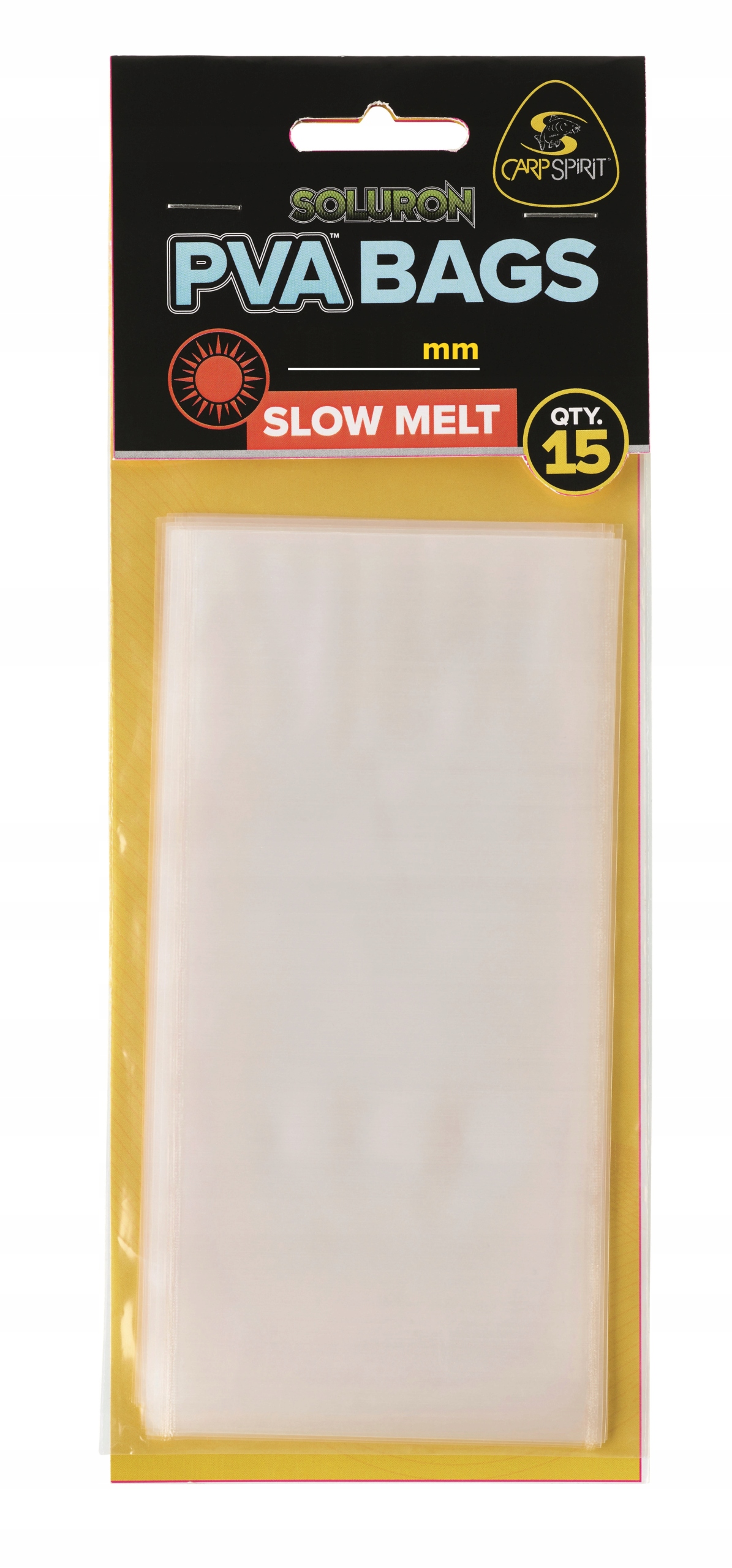 15x Worek Siatka Pva Soluron Slow Carp Spirit 85x150mm