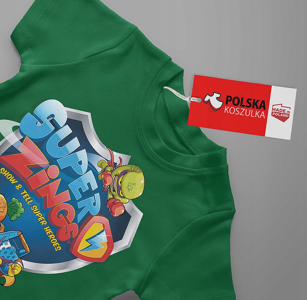 T-SHIRT KOSZULKA DLA DZIECKA SUPER ZINGS 116 SUPER JAKOŚĆ Tematyka, motyw Bluzaka Z Krótkim Rękawem Na WF Sportowa Młodzieżowa Z Nadrukiem Wzory Dziecięca Dla Chłopaca Dziewczynki Prezent