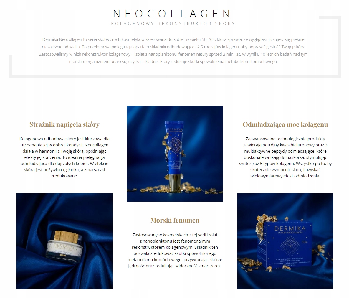 DERMIKA ZESTAW NEOCOLLAGEN 80+KREM REWITALIZUJĄCY D/N + KREM-MASKA NOC 50ml Kod producenta 5902046768713