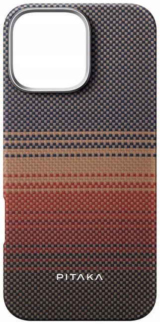 Pitaka Tactile Woven Case, Sunset iPhone 16 Pro