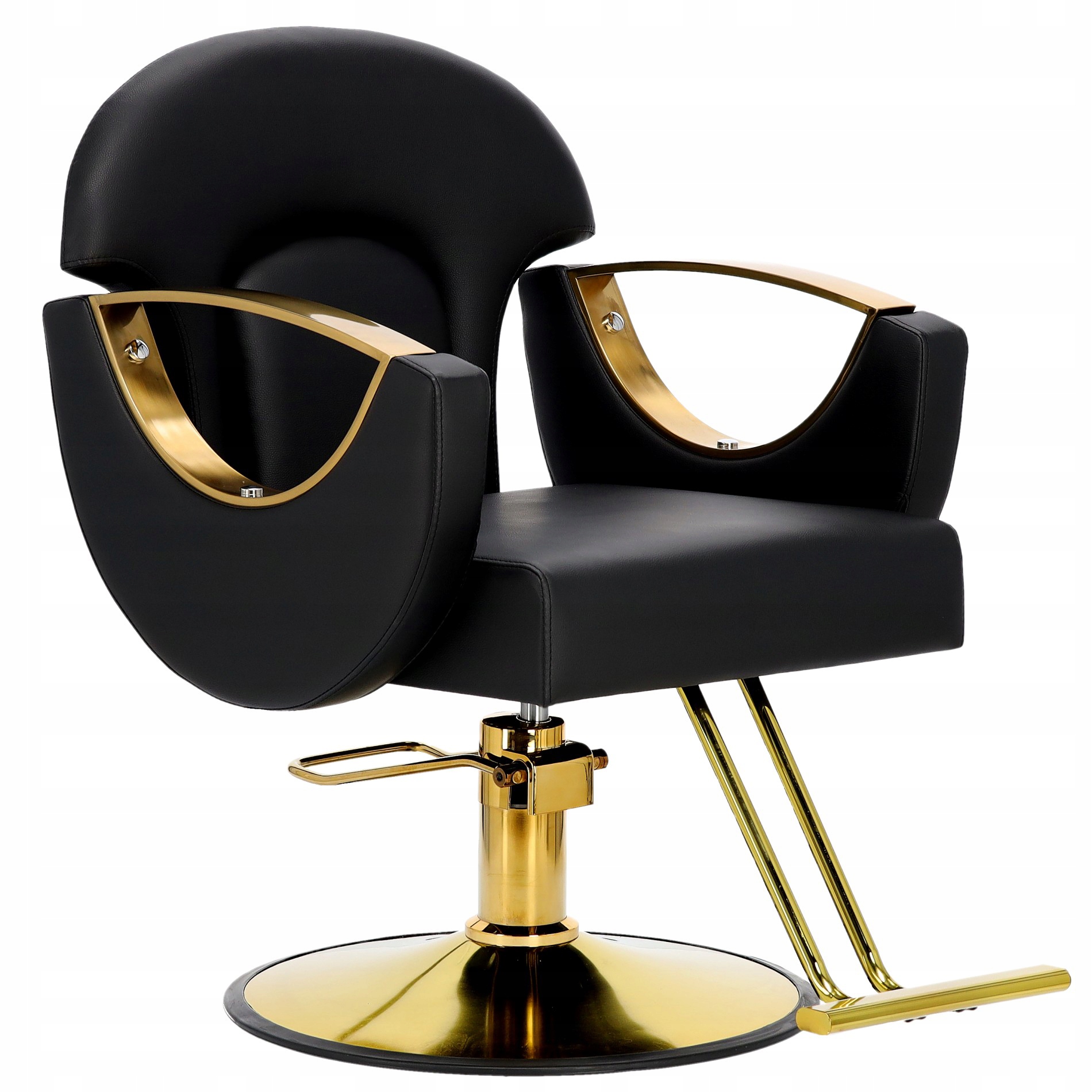 Kadeřnické křeslo Jayce barberski Loft Glamour kadeřnický salon Podnožka