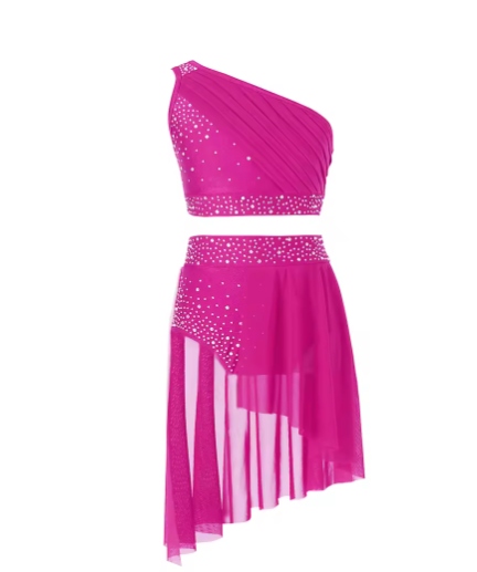 Strój Do Gimnastyki Balet Sukienka Tutu Do Tańca Mokka 146 2584