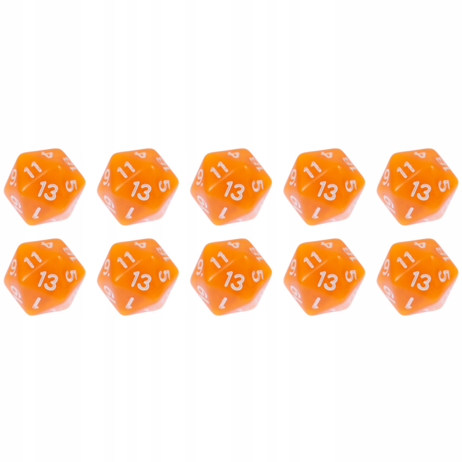 ZESTAW 10 KOSTEK K20 RPG STRZEŻ SIĘ SITHÓW KOŚĆ DWUDZIESTOŚCIENNA