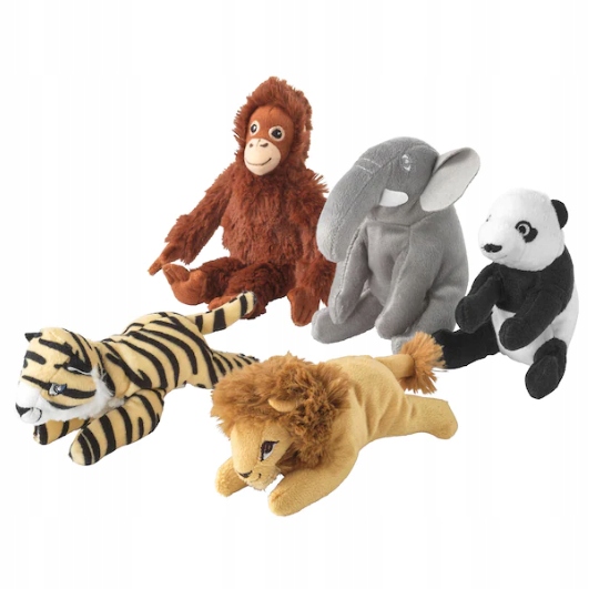 Pluszak słoń 13 cm Ikea Djungelskog Marka Ikea