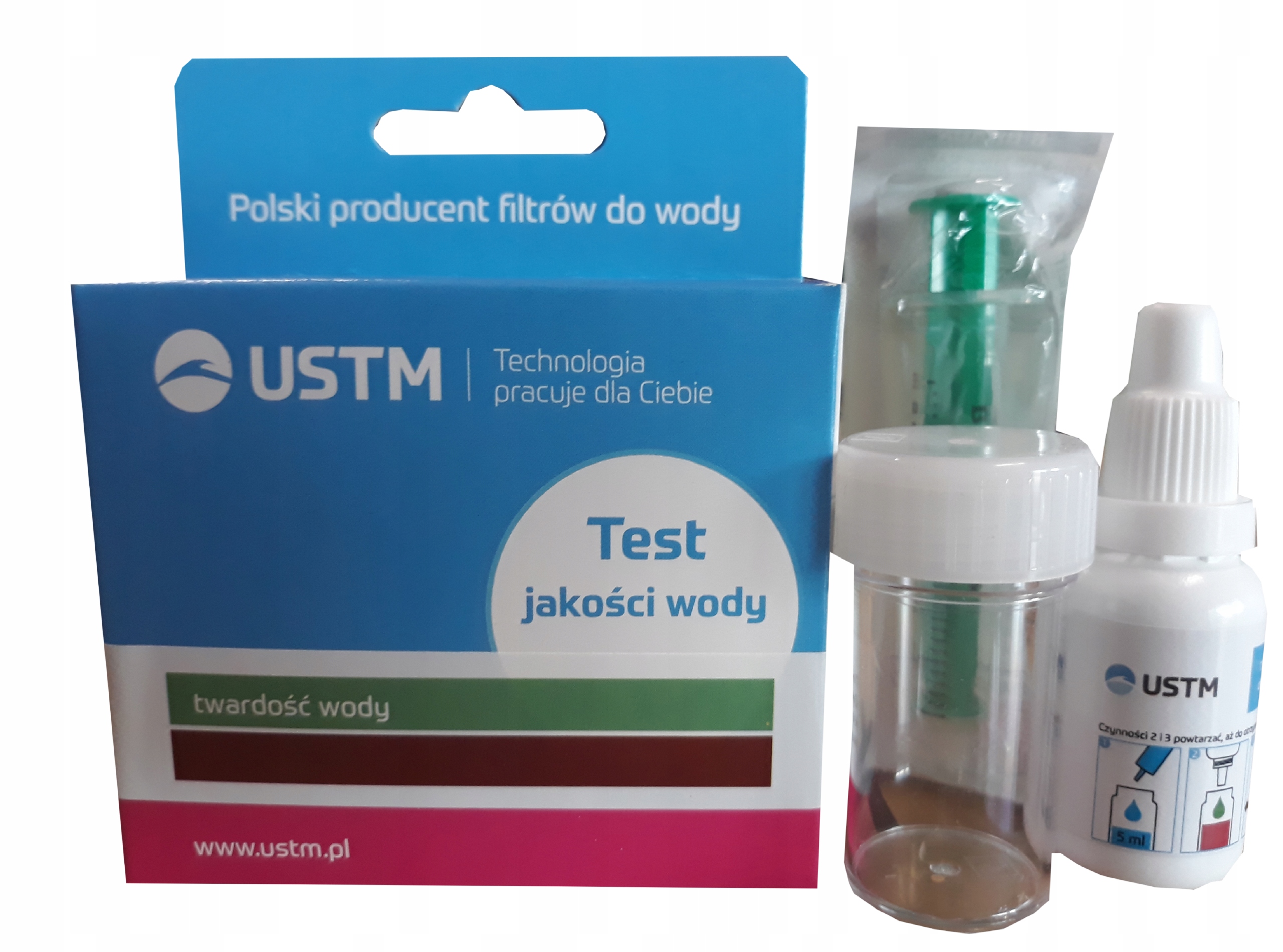 

Test Twardości Wody Kropelkowy Test-t Tester Ustm