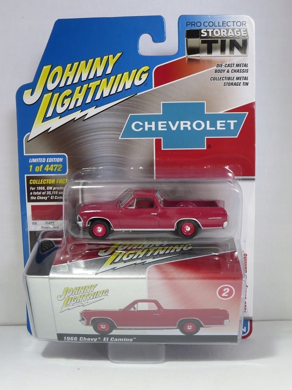 Johnny Lightning 1:64 Chevrolet El Camino 1966 red