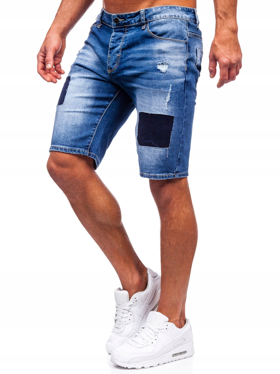 

Spodenki Jeansowe Niebieskie MP0037B DENLEY_33/L