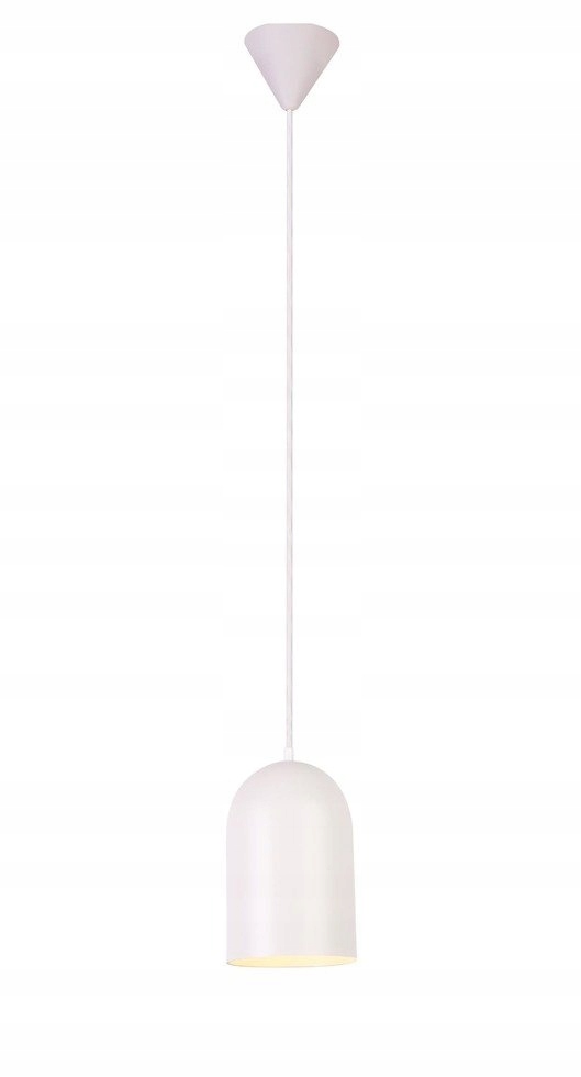 Bílá závěsná lampa 110 cm 1x40W E27 Oss Ledea