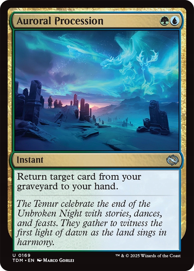 Mtg 2x Auroral Procession (u)