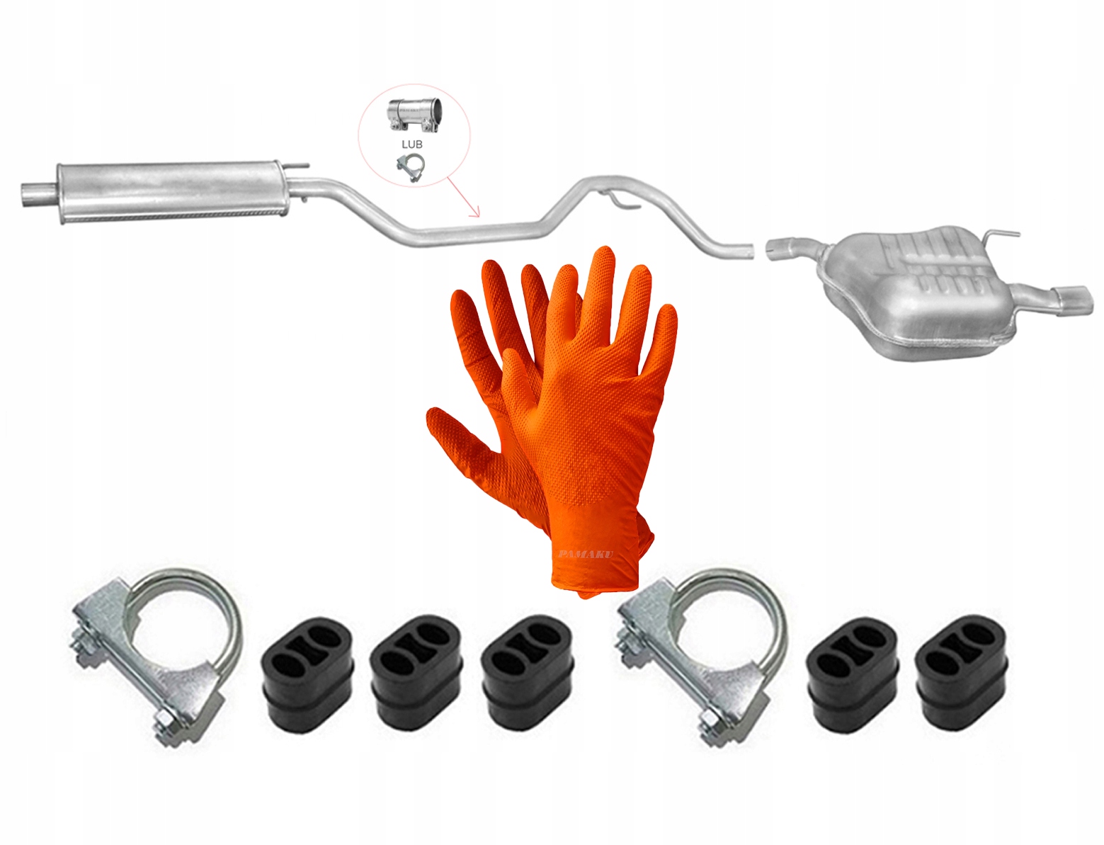 Opel Vectra C 1.6 1.8 (2002-2009) Hatchback Sedan Tlumič Středový Koncový