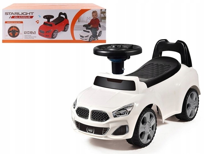 Jeździk Odpychacz Samochód Auto Klakson Dźwięk