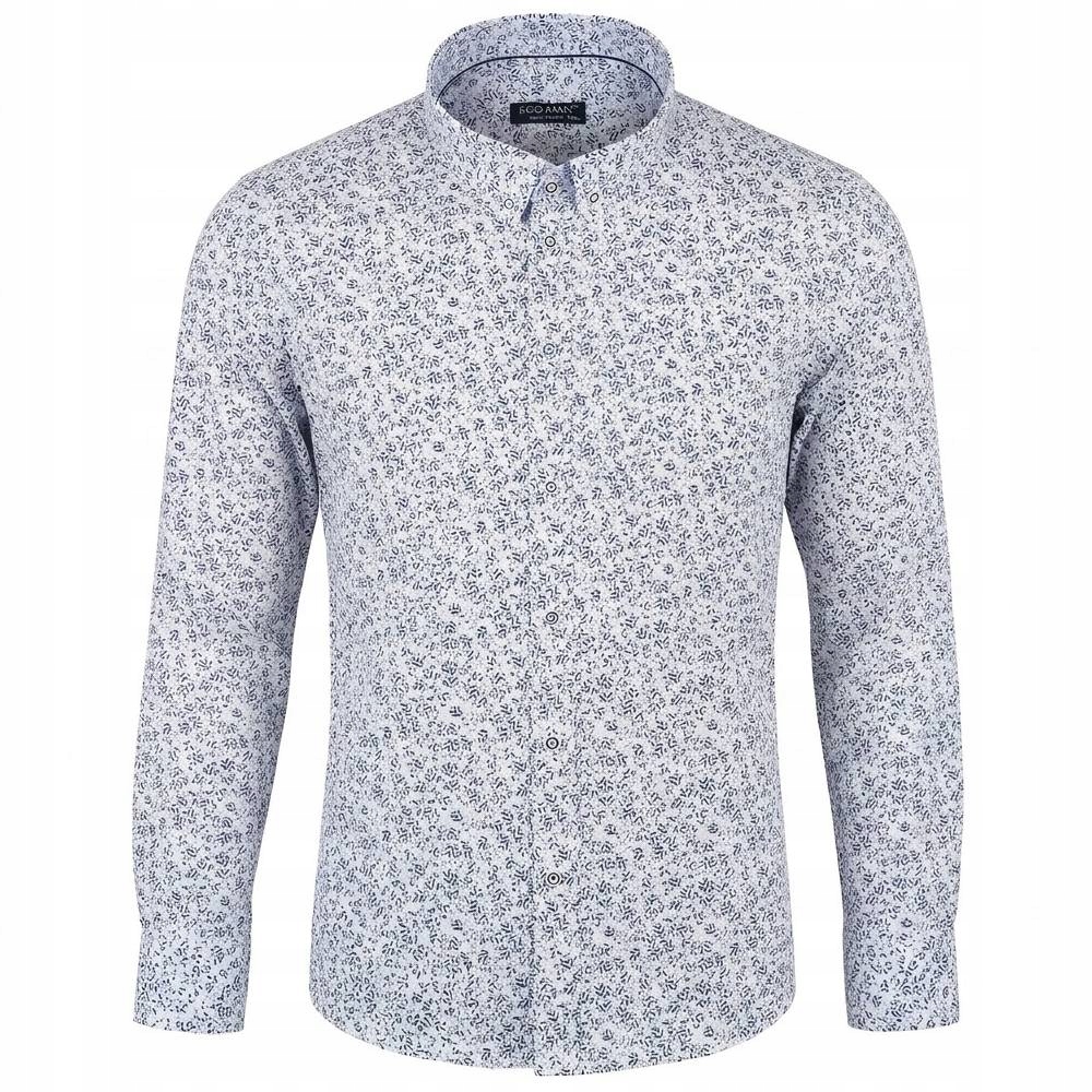 Ego Man košile pánská EGB-103-1 nadměrná velikost 5XL bílá