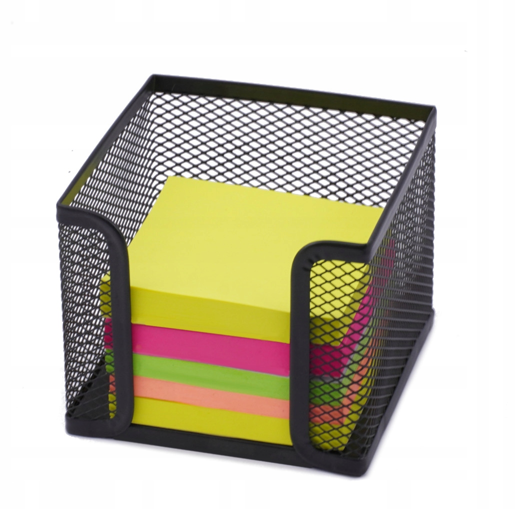 

Organizer Pojemnik Na Karteczki Metalowy Na Biurko