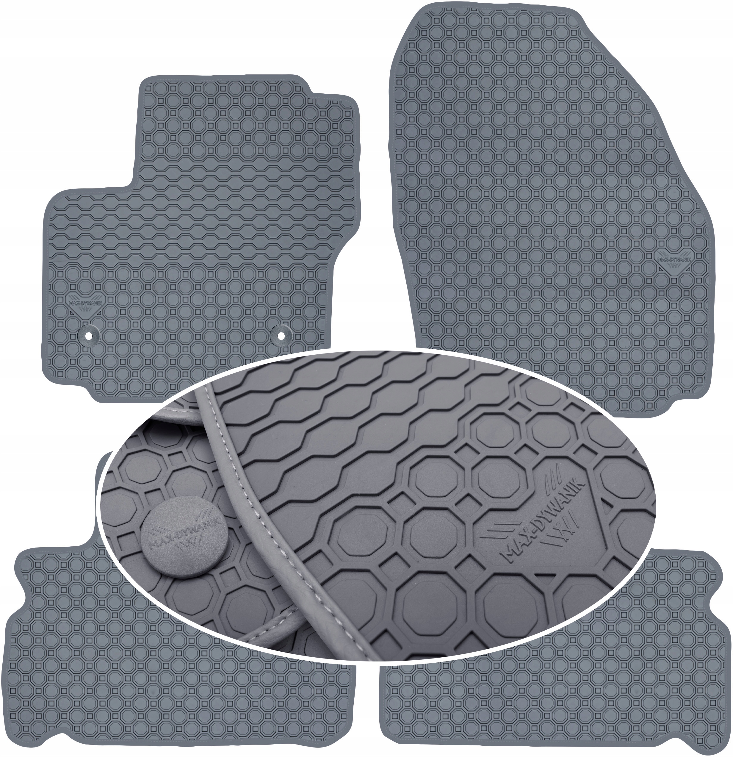 Ford S-Max I 5os 2010-2015 Koberce Šedé