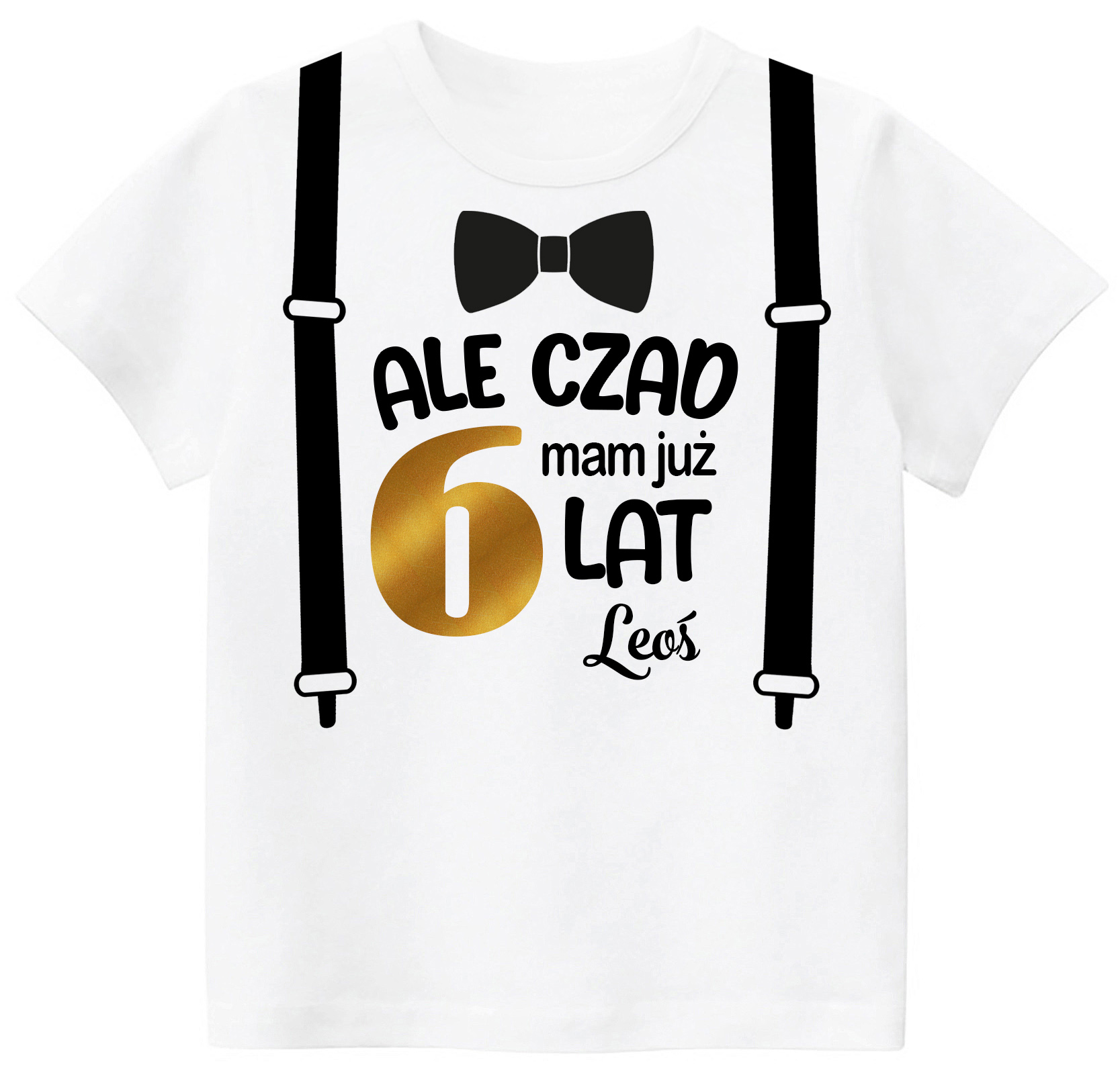 

Koszulka Urodziny Ale Czad Mam 6 Lat Szelki r. 122