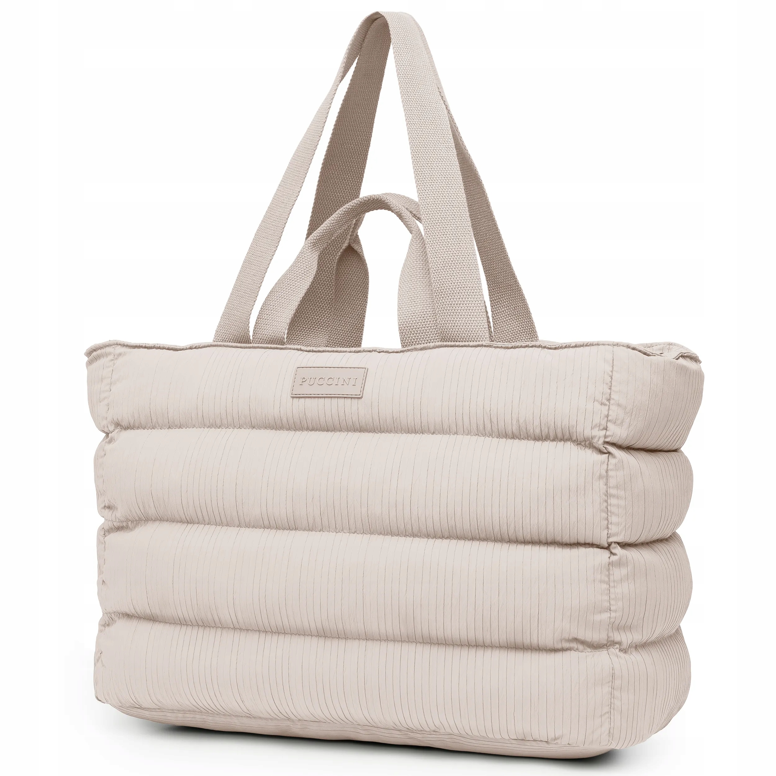 Dámská velká městská taška s kapsou na notebook 15,6'' béžová TD252-6A