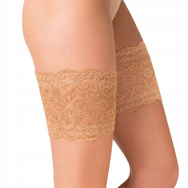 GABRIELLA opaska na uda PRZECIW OTARCIOM - 3/4 Kolor beżowy