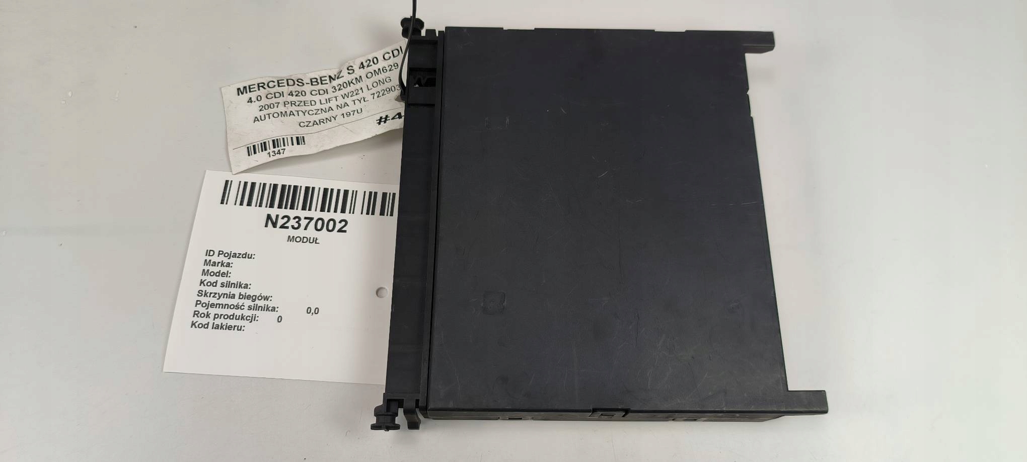 module KANAPY A2218702086 MERCEDES ML 420S