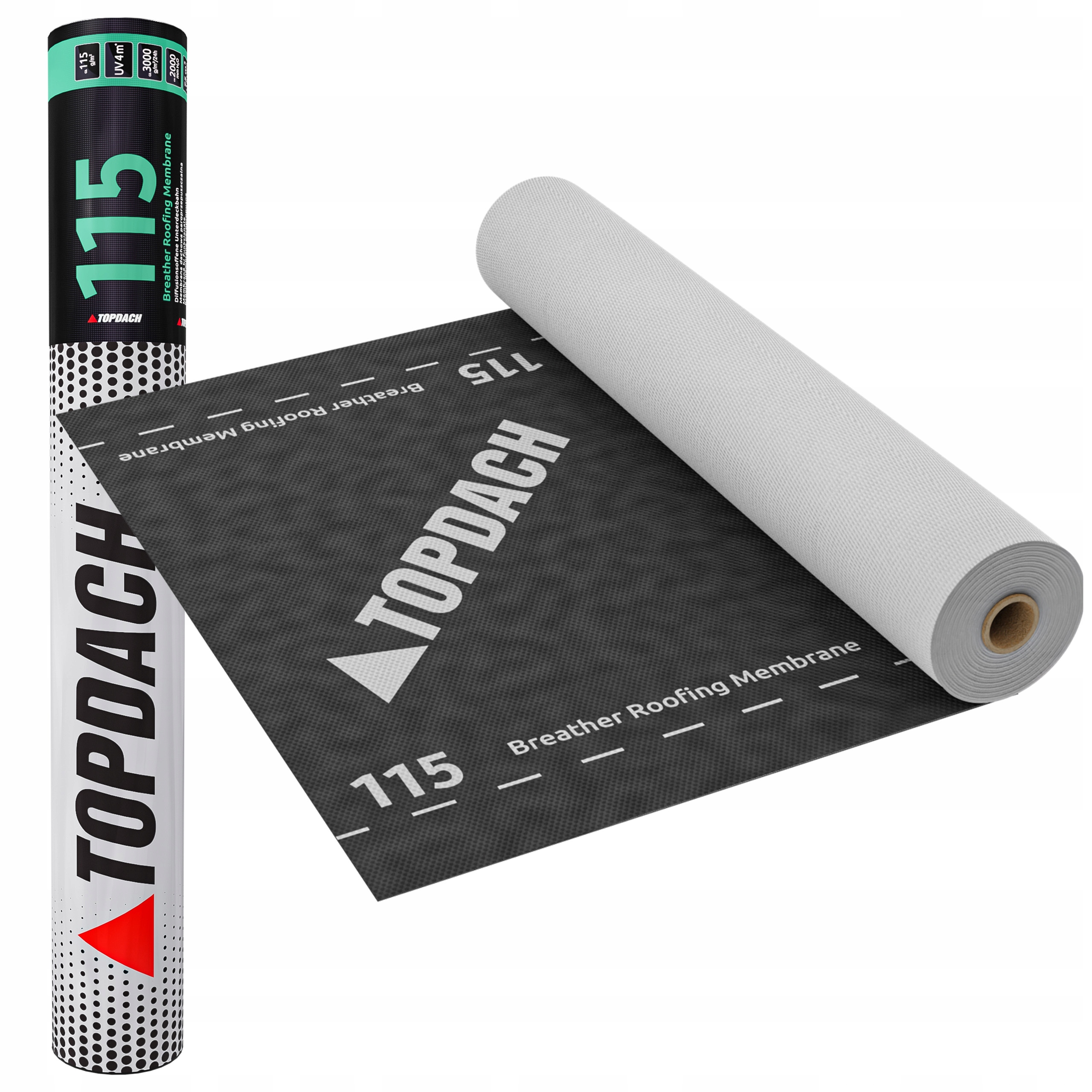 Membrána střešní vysoce paropropustná 115 g 75 m2 Topdach 115