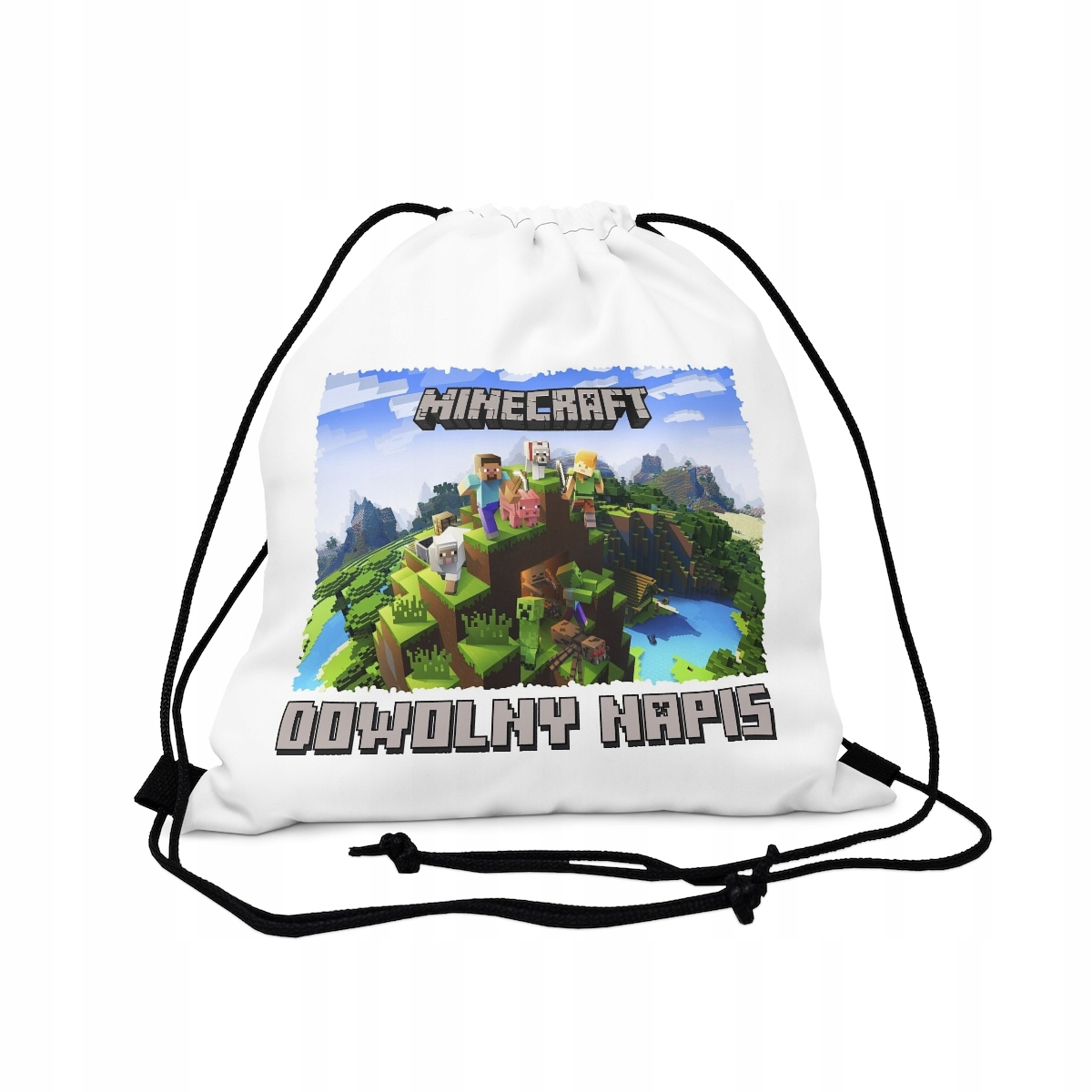

Worek imię na kapcie Buty Wf Minecraft do szkoły