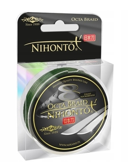 Mikado Plecionka Nihonto Octa Braid (green) 0.08mm