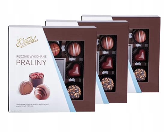 Praliny nadziewane Zestaw 3 x 110 g E.Wedel