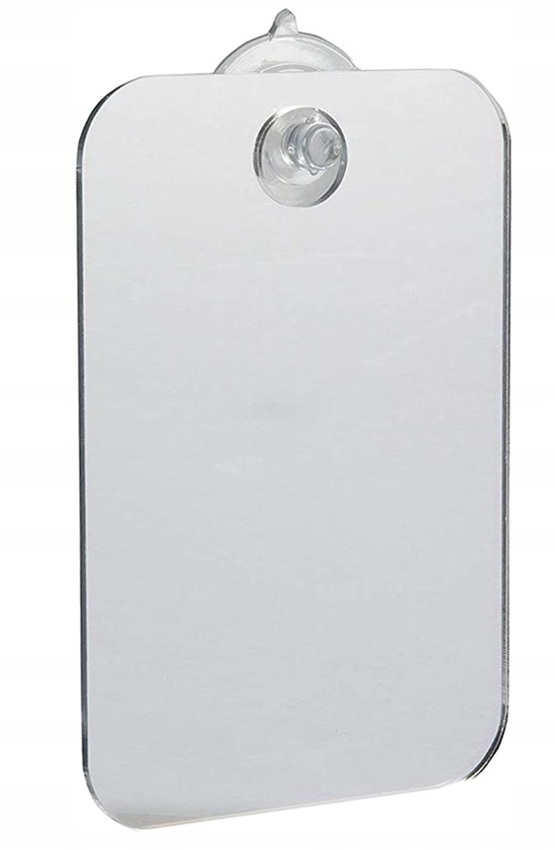 Lustro pod Prysznic Przeciwmgielne Akrylowe Lusterko z Przyssawką