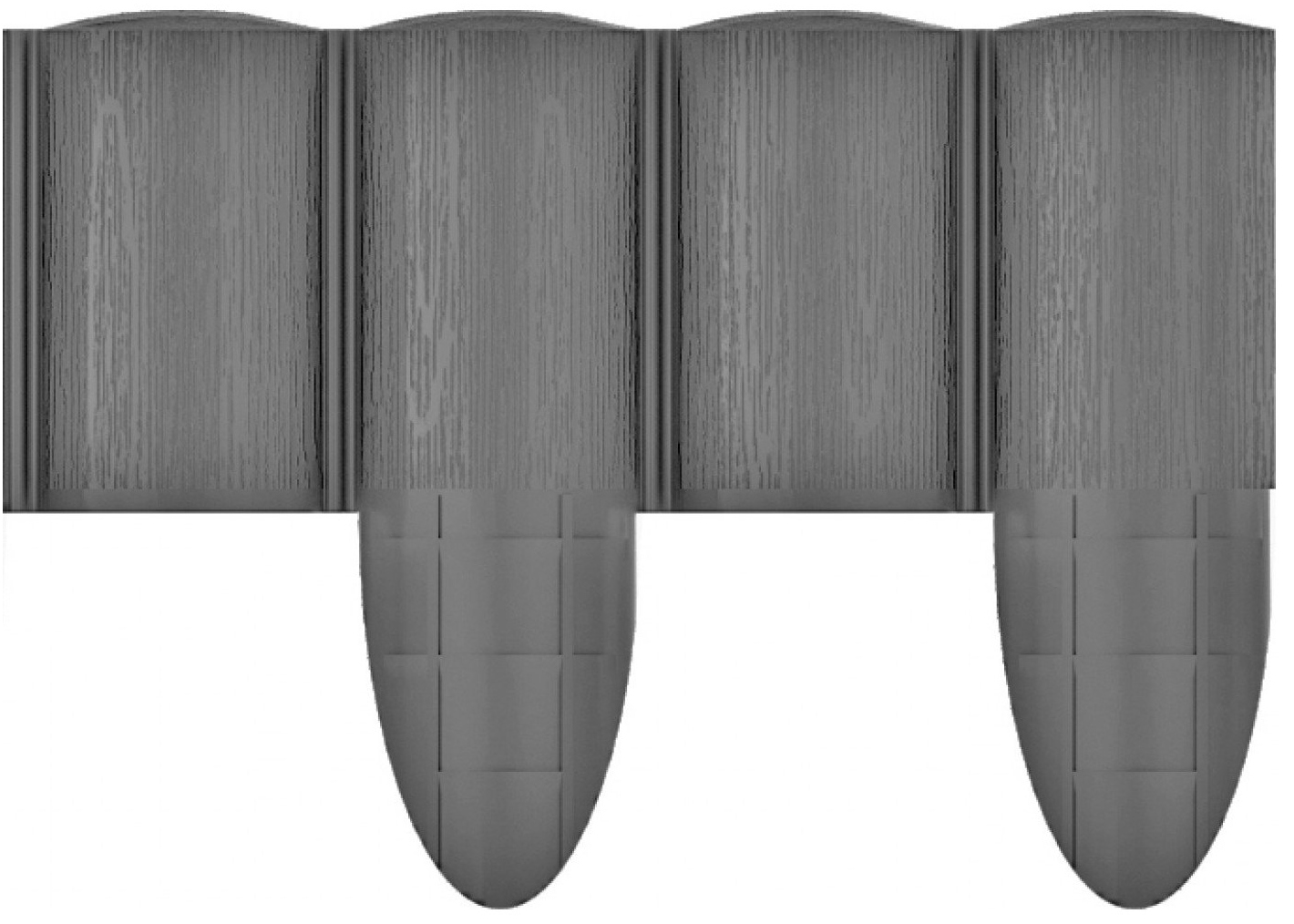 

Palisada ogrodowa 4 Eco Cellfast grafitowa 2,4m