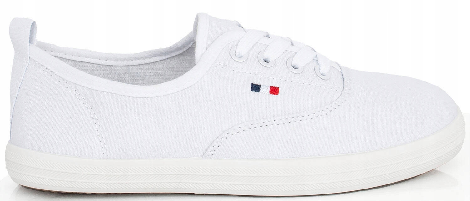 7678 БЕЛЫЕ КРОССОВКИ КЛАССИЧЕСКИЕ КРОССОВКИ