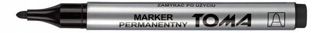 

Marker permanentny Toma TO-90 czarny okrągły 1,5mm