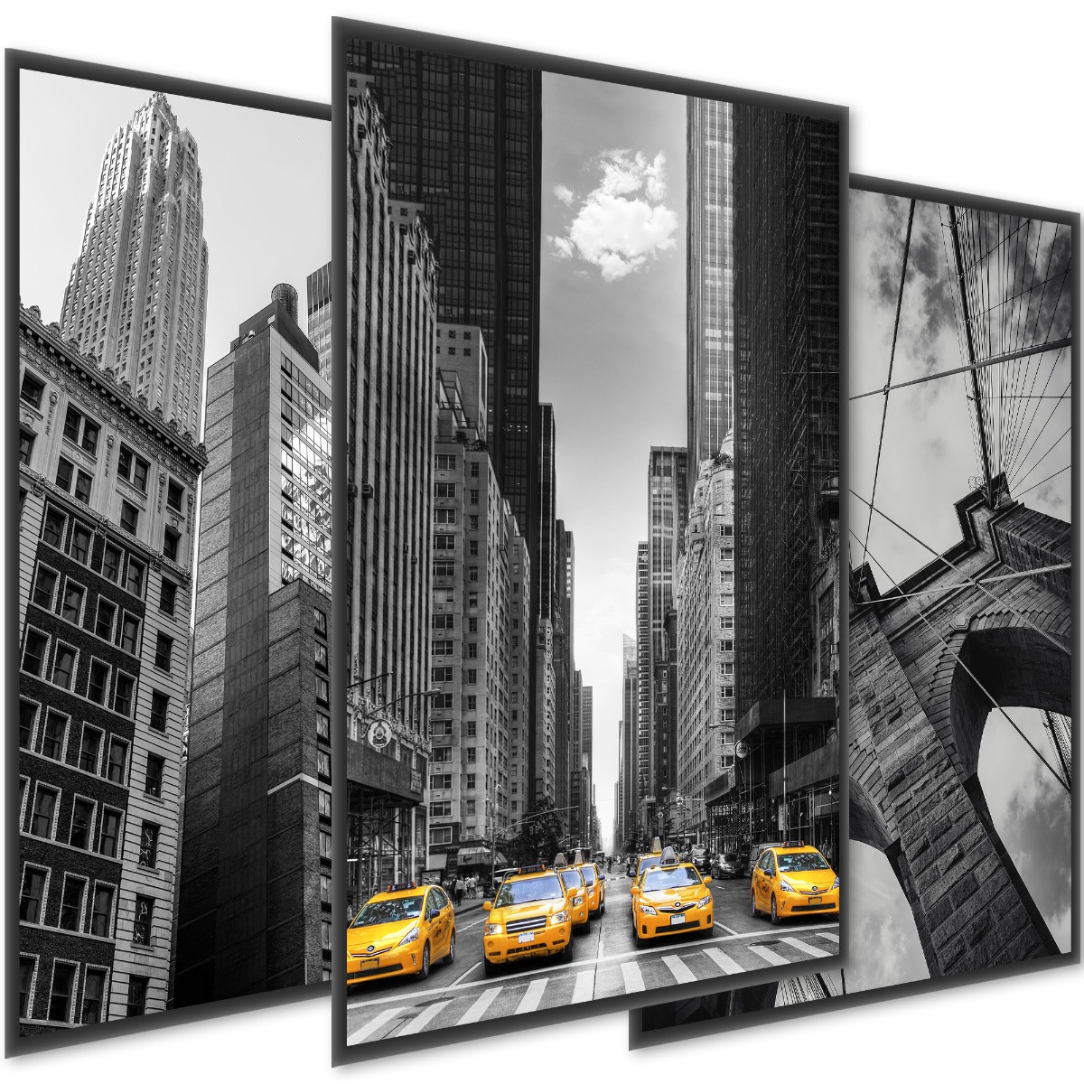 

Zestaw 3x Plakat w Ramie New York Wieżowce 60x80