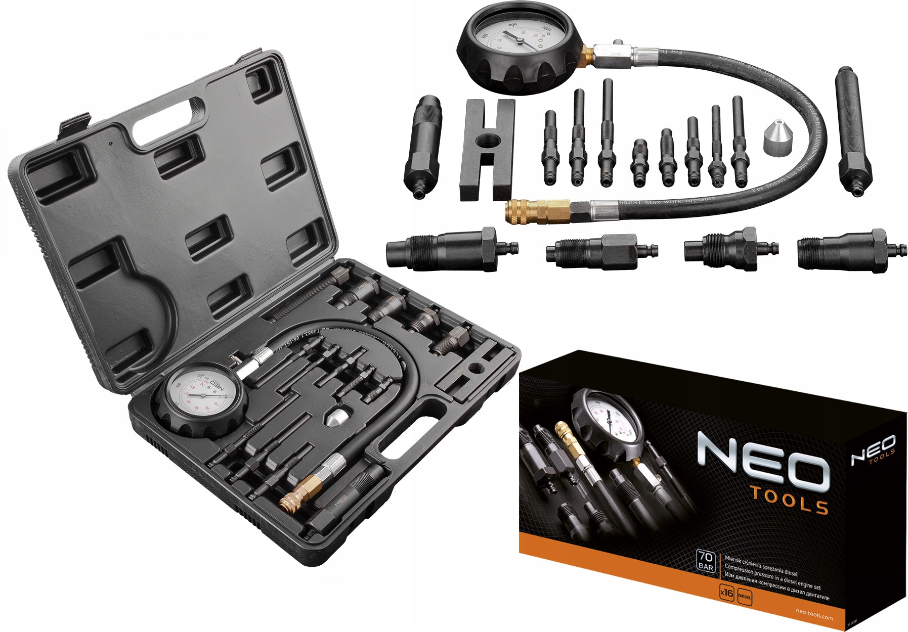 NEO ТЕСТЕР ТИСКУ ДИЗЕЛЬНИЙ ВИМІРЮВАЧ СТИСНЕННЯ
