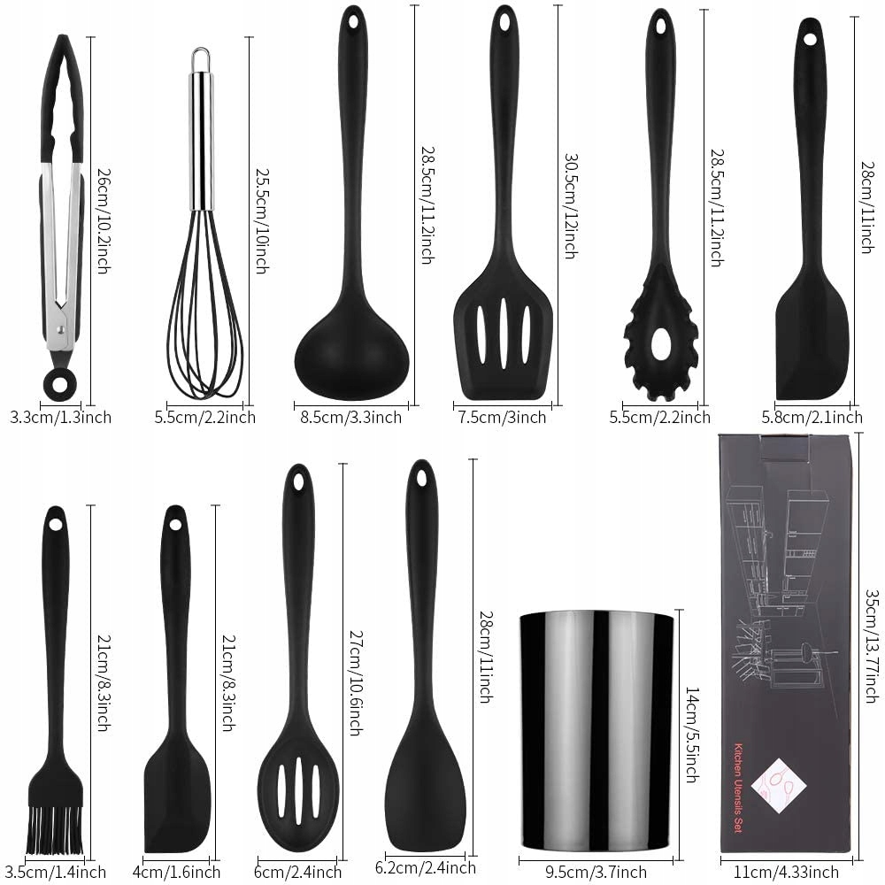 PRZYBORY KUCHENNE ZESTAW PRZYBORÓW KUCHENNYCH Marka inna