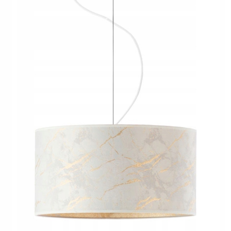 Фото - Люстра / світильник MiaMI Lampa sufitowa żyrandol lampa wisząca abażur zwis Led E27 biała 30cm 