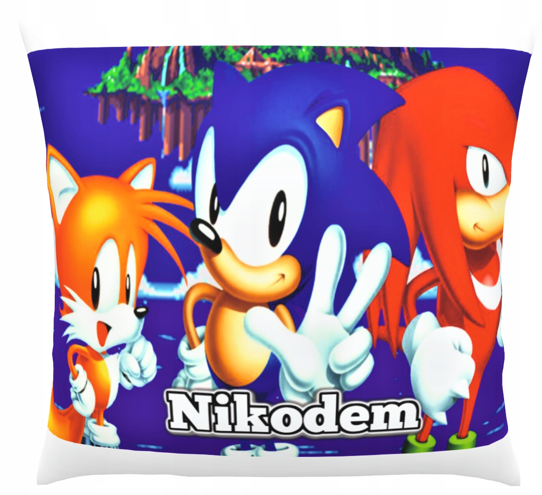 

Poduszka Dla Fana Sonic Z Imieniem Na Prezent