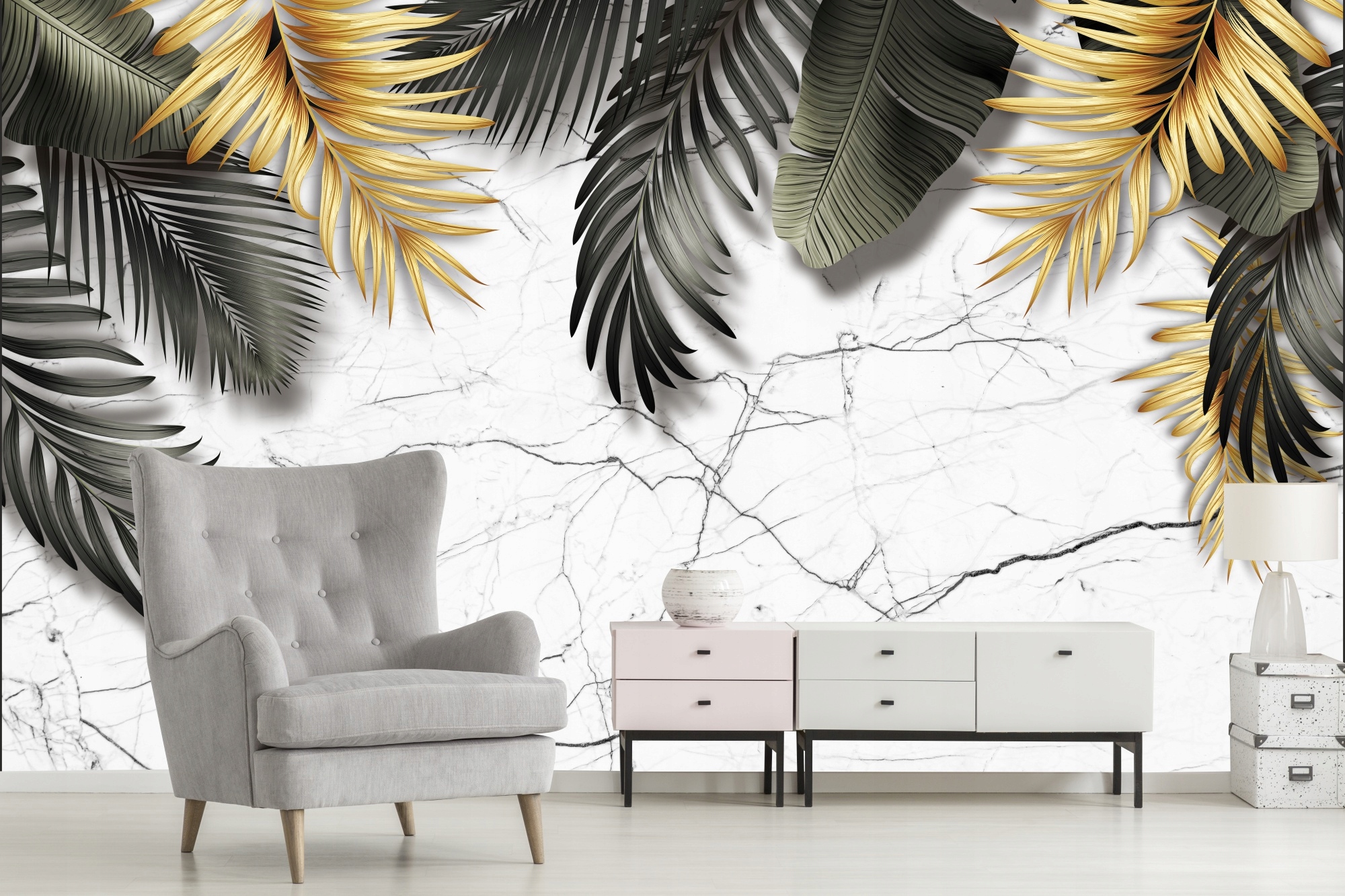 настенные фрески на размер пера, абстракция